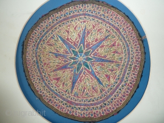 Persian embroidery, 25 cm, 9.8 inch dia.                          