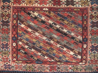 Veramin Area Pile Bagface,19th century,58x70cm,rare and beautiful.                          