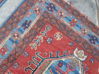 A rare pair of antique Azeri Persian carpets in very good conditin. Natural dyes for these 2 rugs. The sizes are upon the last photo.
More pictures or info on request.  REGARDS  ...