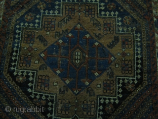 kurdish rug 193x132cm Circa 19th                            