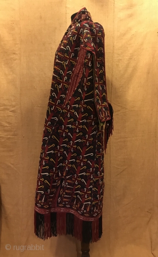 19.th century Turkoman caftan chirpy clothes Unique ethnic tribal ...