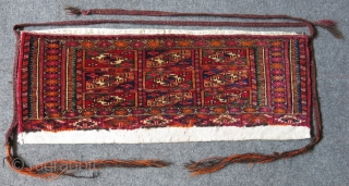 Turkmen Tekke torbah. Circa 1920-30. Size: 80 x 30 cm (31" x 12").                    