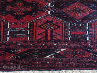 Turkmen Saryk torbah. Circa 1900. Size: 144 x 43 cm (56.6" x 17").                    