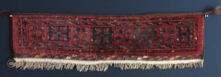 Turkmen Ersari torba. 1920-30s. 

Size: 100 x 29 cm (39" x 11").                     