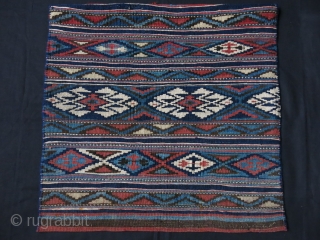 Caucasus kilim double bag face. Great condition, natural colors with original backing. Circa 1900. Size:                  