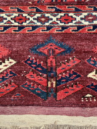 Turkmen Yomud/Yomut Chuval in very good condition with great colors - email yorukrugs@gmail.com                    