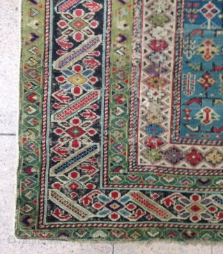 A beautiful and very fine Tcithci Rug ! Lovely colors ! Circa : 1850/60
Size : 152x111cm , Contdion as photos…
Please don't ask me more pictures from ! I won't ! Thanks.  