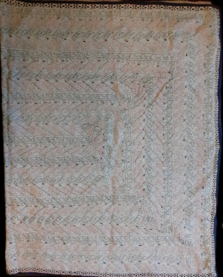 Antique kantha from west Bengal, very Rare 







                         