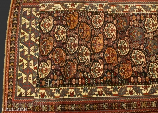 Antique Persian Shahsavan Runner Rug, ca. 1900
270 × 95 cm (8' 10" × 3' 1")
Very good condition                