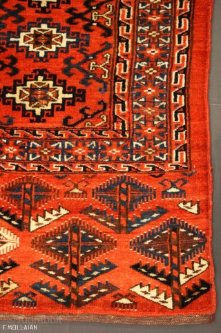 Antique Turkmen Tekke Chuval Rug, ca. 1920
124 × 78 cm (4' 0" × 2' 6")
                  