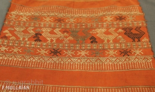 Antique Laos or Thai Textile, 1880-1900, 
143 × 39 cm (4' 8" × 1' 3")

This is probably a shoulder cloth.             