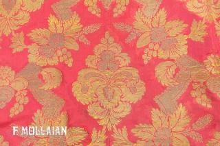 Italian Silk & Metal Textile, 1880-1900
150 × 78 cm (4' 11" × 2' 6")                   
