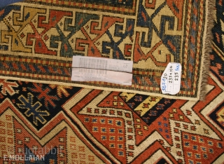 Beautiful Antique Caucasian Shirvan Runner Rug, ca. 1880,

235 × 100 cm (7' 8" × 3' 3"),



Extra EU citizens/UE Companies: €1,631.15
             