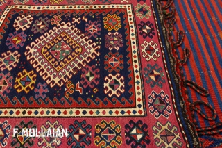 Antique Persian Shahsavan Rug, 1900-1920

130 × 50 cm (4' 3" × 1' 7")
                    