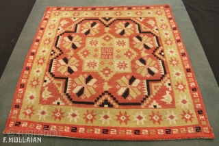 Beautiful Signed Antique Swedish Textile, 19th Century,


53 × 49 cm (1' 8" × 1' 7"),

Sign/Firma: THE END
Origin: Sweden
Material: Cotton
Production Style: Handmade Loom Woven          