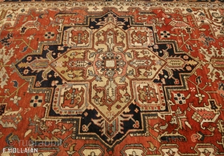 Beautiful Antique Persian Heriz Carpet, ca. 1900
300 × 210 cm (9' 10" × 6' 10")

Extra EU citizens/UE Companies: €1,631.15              