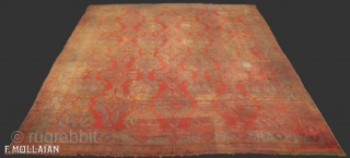 Fantastic Design Antique Turkish Ushak (Oushak) Carpet, ca. 1880
457 × 437 cm (14' 11" × 14' 4")

Price For Extra EU citizens/UE Companies: €2,200.00          