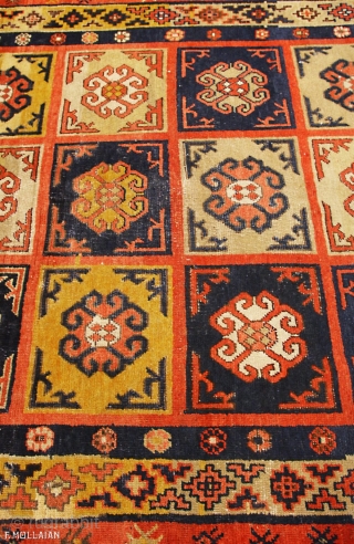 Amazing Antique Khotan Carpet, ca. 1920,
330 × 160 cm (10' 9" × 5' 2"),

The price for Extra EU citizens/UE Companies: €1,598.00             