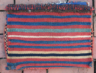 Southwest Persian Chanta Bag--approx 11 × 15”

Possibly Luristan. Ethnographic and Interesting because this was someone’s coveted little personal bag. Interest in tribal textiles eventually compelled JD to seek things other than Baluch.

Ex  ...