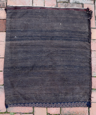 Large Weft Float Baluch Bag--approx 27 × 32”

Complete bag; so finely wrought it dazzles (in person). Likely Khorosan.

Ex James Douglas personal collection. Mr. Douglas was a scholar and aficionado of Mideast tribal  ...