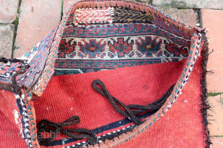 Persian Tribal Bag c 1900--16 × 20”


Original ties and kelim. Kurdish? Chevron medallion is possibly diagnostic. Research warranted.

CONDITION
Some moth damage. Simple repair.
Call Rob @ the shop for discussion of this piece or  ...