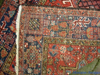 Karaja-- 2 ft 10 x 4 ft 3 inches. They all have the same design. But some are better than others. This is definitely one of the better ones. 9.0 condition. $20  ...