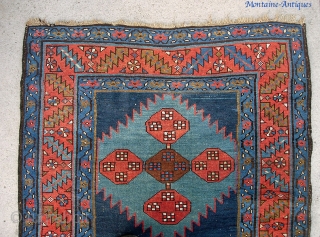 Bakshaish 3 ft 3 by 14 ft 4 inches. Found here in the US.  A legit 19th cent ethnographic piece in pretty amazing pristine condition. Fine weave-- all wool foundation with  ...