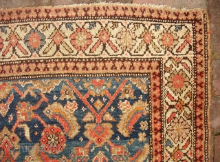 Malayer Gallery Runner -- 3 ft 8 x 11 ft 3 inches. Old Rug maybe turn of the century give or take. Old Fereghan design w/ soft, muted colors and floppy feel.  ...