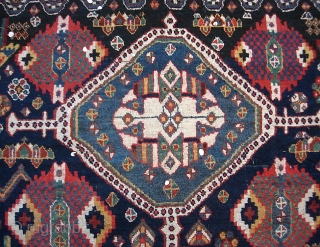 Luri main Carpet-- 5 ft 8 inches x 10 ft 3 inches. Dazzling colors. Thick and very good condition. $35 USPS shipping to  lower 48.       