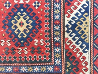 Kazak Bordjalou -- circa 1880 -- 122 cm. X 198 cm.                      