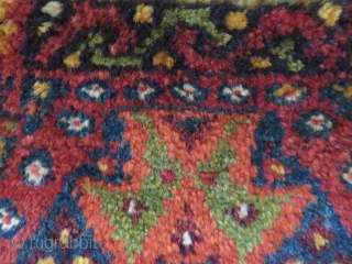 Anatolian Dazkiri small square mat. All thick heavy silky wool pile with natural colors. It may even be made as a "vagireh" Circa 1900 - 1920/ Size : 15 " X 14  ...