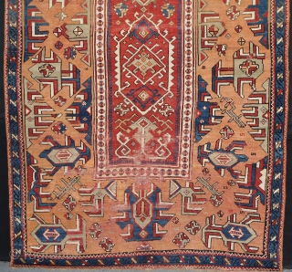 West or Central Anatolian ? village rug. 
Circa 18th Century.
Added some pictures of similar ones from catalogues.
Size: 58" x 87" - 147 cm x 220 cm.       