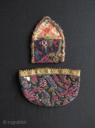 Persian comb cover and a mini vanity bag.                         