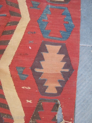 Anatolian Kilim fragment.                              