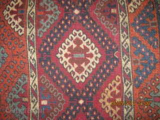 Kurdish Rug.All naturel colors.There are some old repairs but very fine work.120x200cm                     