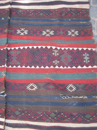 East Anatolian Malatya cicim.Original condition.No repair,size 135x380cm                          