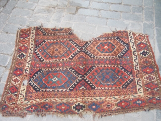 Kurdish rug fragment.                              