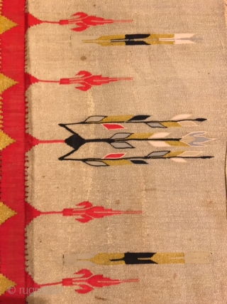 Antique Aleppo-Syrian textile 105x320cm                             