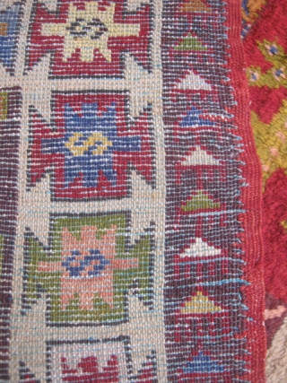 Central Anatolian Runner.110x300cm.Original condition and full high pile.                         