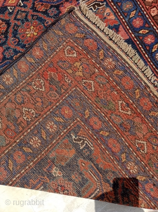 Antique north west Persian kurdish rug Size 230×112 cm Good age and good condition Some old repair which had done Contact for more info and price nabizadah_carpets@yahoo.com      