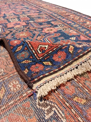 Antique north west Persian kurdish rug Size 230×112 cm Good age and good condition Some old repair which had done Contact for more info and price nabizadah_carpets@yahoo.com      