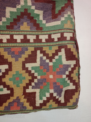 Antique Gorgeous Hand Woven Swedish Scandinavian Wool Cushion Cover Ca.1900 Size 71×53 Cm Good Age And Good Condition.Contact For More Info And Price Nabizadah_carpets@yahoo.com         