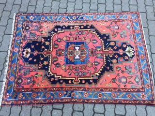 Antique Persian Malayer rug, size: 155x110cm / 5'1''ft x 3'6''ft                       