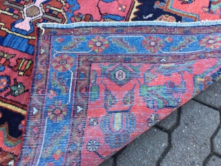 Antique Persian Malayer rug, size: 155x110cm / 5'1''ft x 3'6''ft                       