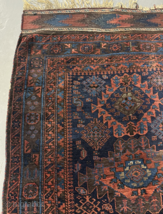 Very nice antique Baluch rug with silk highlights. Size: circa 190x127cm / 6’3ft by 4’2ft http://www.najib.de                 