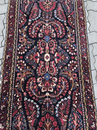 Antique Persian Saruk rug, size: ca. 148x74cm / 4'9''ft x 2'4''ft                      