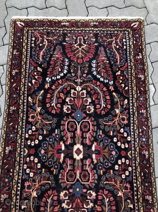 Antique Persian Saruk rug, size: ca. 148x74cm / 4'9''ft x 2'4''ft                      