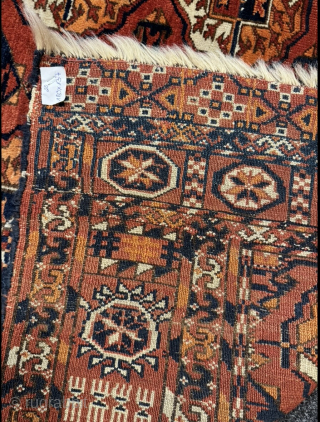 Antique Turkmen Tekke rug, age: 19th century. Size: 175x138cm / 5‘8ft by 4‘5ft http://www.najib.de                   