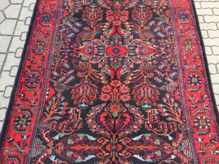 Fine antique Persian Lilian rug, very decorative, good condition, size: ca. 335x175cm / 11ft x 5'8''ft                 