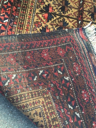 Fine antique Baluch prayer rug, good condition, size: 140x85cm / 4'6''ft x 2'8''ft www.najib.de                   